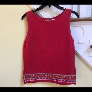 Liz Claiborne knit tank top. M